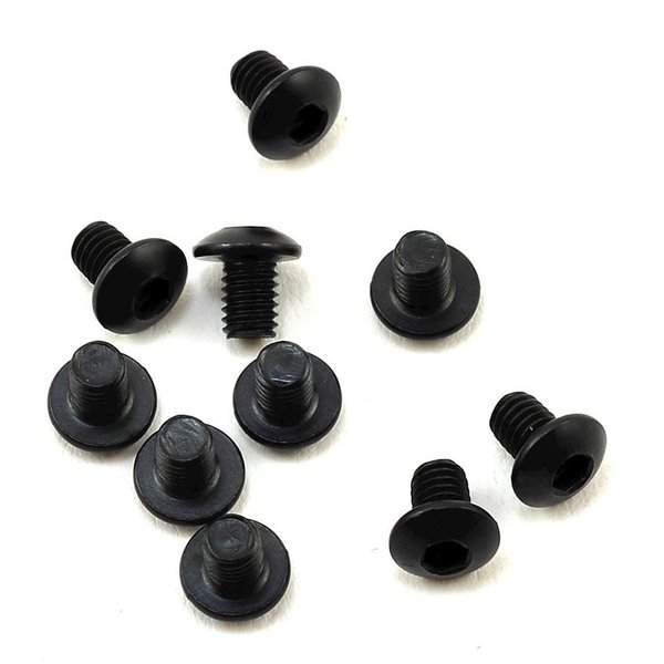 M3x4mm Button Head Screws- Black, 10pcs