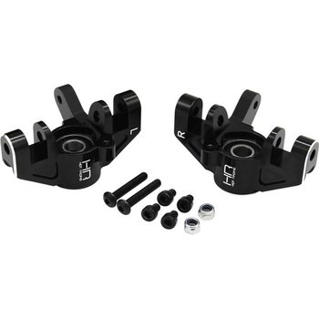 HOT RACING Aluminum Frnt HD steering spindles Super Rock Rey