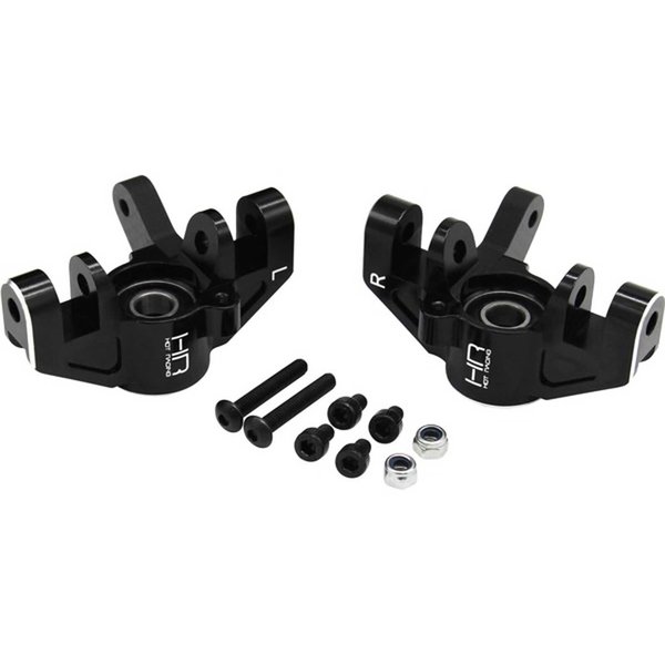 HOT RACING Aluminum Frnt HD steering spindles Super Rock Rey