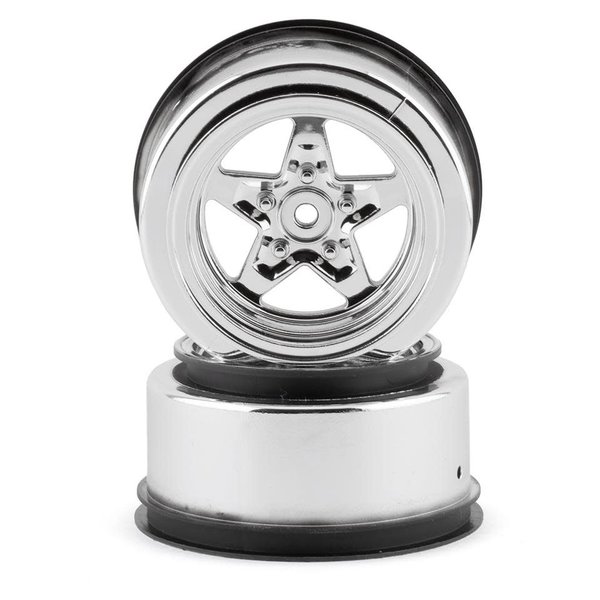 LOSI Rear Wheel, Chrome (2): 22S Drag