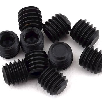 Flat Point Set Screws, M4x4mm (10)