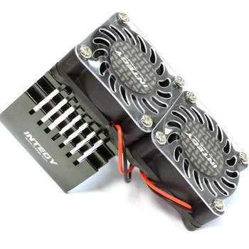 Integy Twin 40x40mm HS Cooling Fan+Heatsink Mount for 40mm O.D. Motor