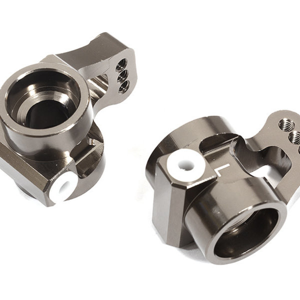 Integy Billet Machined Alloy Rear Hub Carriers for Associated DR10 Drag Race Car RTR C29609GREY