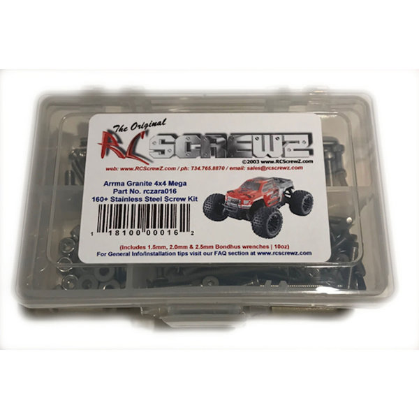 SS Screw Set-ARA Granite 4x4 Mega