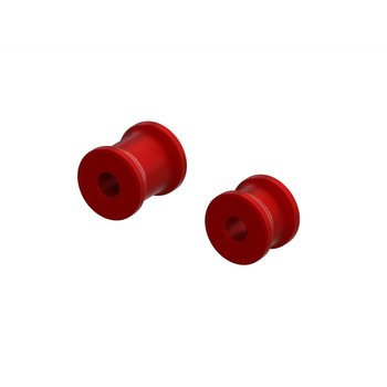 arrma Aluminum Chassis Brace Spacer Set Red