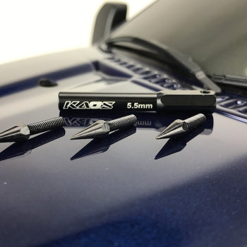 KAOS Black Bullet Spiked Wheel Lugs (40pcs) (M2.5mm studs with Tool)