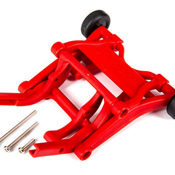 Traxxas Wheelie bar, assembled (red) (fits Slash, Bandit®, Rustler®, Stampede® series)