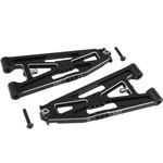HOT RACING Black Aluminum Lower Front Arms LSBR