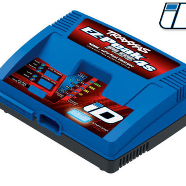Traxxas Charger, EZ-Peak® Plus 4s, 8 amp, NiMH/LiPo with iD® Auto Battery Identification