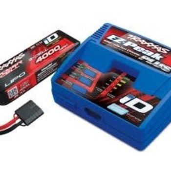 Traxxas Battery/charger completer pack (includes #2970 iD charger (1), #2849X 4000mAh 11.1v 3-Cell 25C LiPo Battery (1))