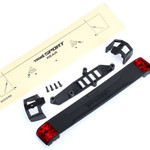Traxxas tra8117 - Tailgate panel/ tailgate retainers (2)/ tailgate mount/ tail light lens (2) (left & right)/ 2.5x8 BCS (4) (fits #8111 or #8112 body) -