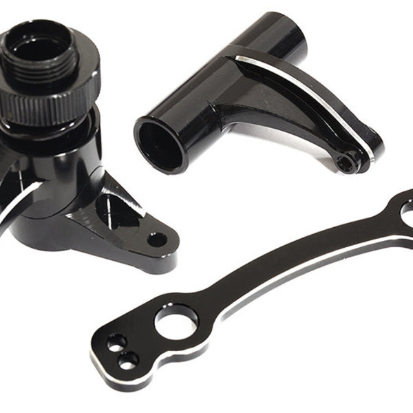 Integy Billet Machined Alloy Steering Bell Crank Set for Arrma 1/8 Kraton 6S BLX C28815BLACK