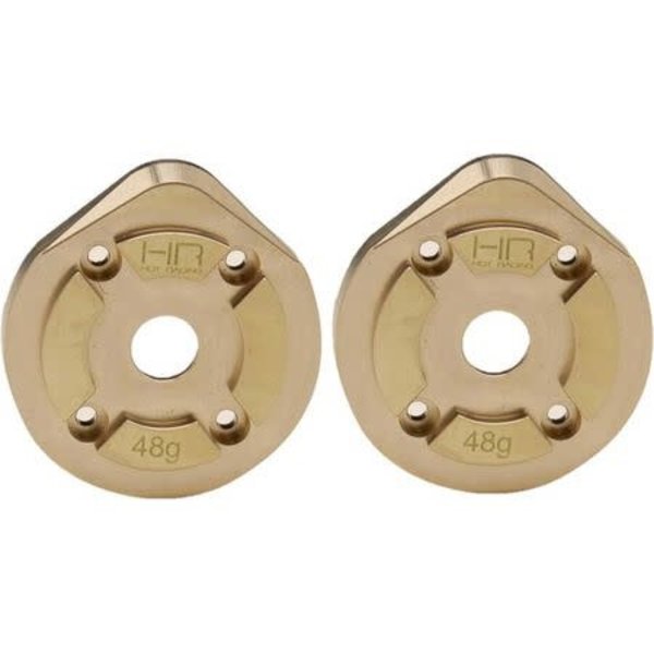 HOT RACING HRAAUTB21CH  Brass Currie F9 Portal Steering Knuckle Caps: UTB