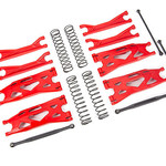 Traxxas 7895R - Suspension kit, X-Maxx® WideMaxx®, red (ON LINE PRICE $159.99
