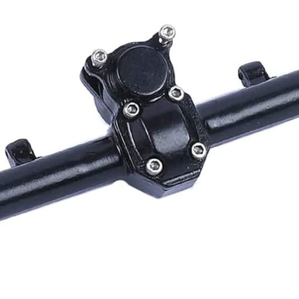 Integy Billet Machined Alloy Complete Rear Axle for Axial 1/24 SCX24 Rock Crawler C30786BLACK