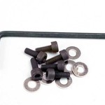 Traxxas Backplate screws (3x8mm cap-head machine) (6)/washers (6)/ wrench