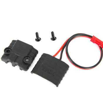 Traxxas Connector, power tap (with cable)/ 2.6x8 BCS (2) (use #6549 power tap for telemetry voltage)