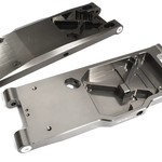 Integy Billet Machined Rear Lower Arms for Arrma 1/5 Kraton 4X4 8S BLX Speed Monster C30189GREY