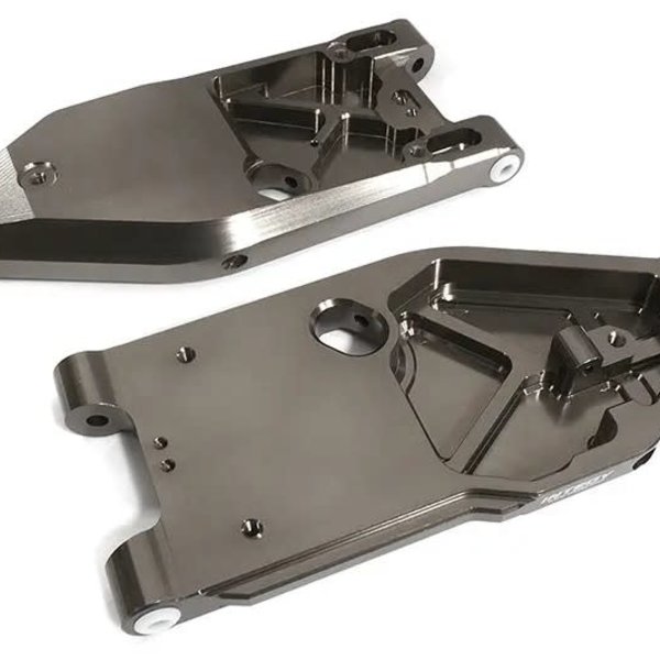 Integy Billet Machined Front Lower Arms for Arrma 1/5 Kraton 4X4 8S BLX Speed Monster C30187GREY