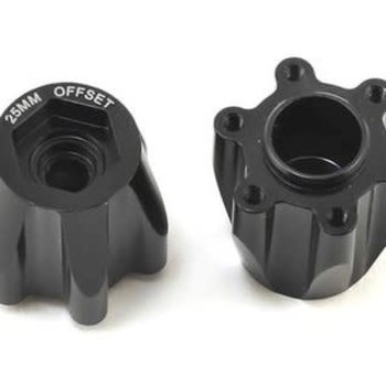 Alum 12mm Hex Wheel Adaptor, Blk :Tribute  (2)