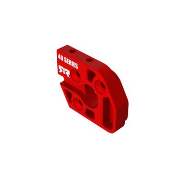 arrma Aluminum Motor Plate 49 Series Red