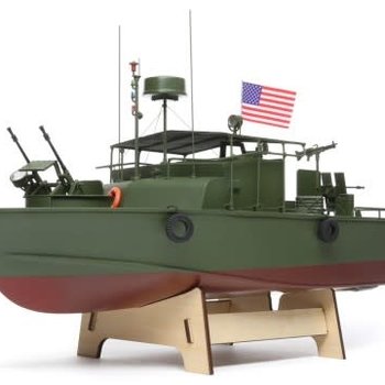 PROBOAT PRB08027  Alpha Patrol Boat 21" Brushed RTR  Alpha Patrol Boat is perfect for the lake or your mantle. Everything from the trim scheme to working LEDs to the way the Alpha runs on the water is designed to make your experience as realistic as possible