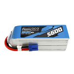GENSACE Gens ace 5600mAh 22.2V 80C 6SLipo Battery Pack with EC5 Plug