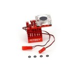 Integy Motor Heatsink and Cooling Fan, Red