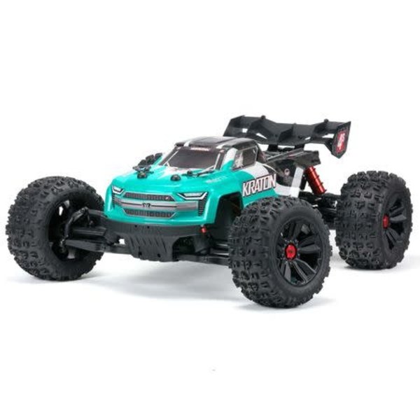arrma ARA4408V2T1  1/10 KRATON 4X4 4S V2 BLX Speed Monster Truck RTR, Teal The KRATON® 4X4 4S BLX Speed Monster Truck RTR marks the next evolution of the ARRMA® 4X4 4S platform — longer, wider, and tougher than the previous chassis for no-holds-barred