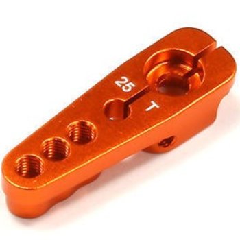 Integy C25049ORANGE Alloy 25T Steering Servo Horn Wraith Rock
