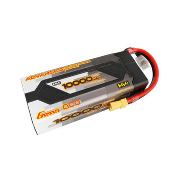 GENSACE Gens Ace Advanced 10000mAh 15.2V 100C 4S2P HardCase Lipo Battery Pack 61# With EC5 Plug