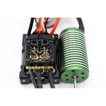 Castle Creations Mamba Micro X2, 16.8V, Waterproof ESC WITH 0808-8200KV Combo