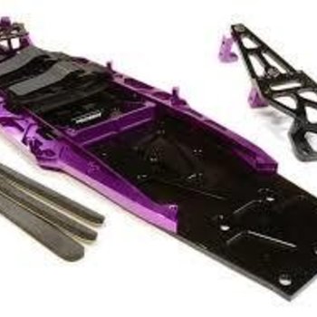 Integy Billet Machined Complete LCG Chassis Conversion kit for Traxxas 1/10 Slash(GRD SHIPPING INC LOWER 48)