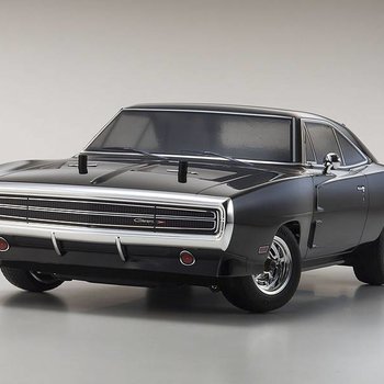KYOSHO 34052T2B 1970 DODGE CHARGER, BLACK