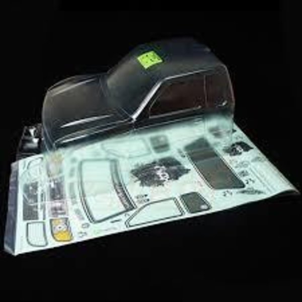 Trail Honcho Body, .040" Uncut Clear: Body Only