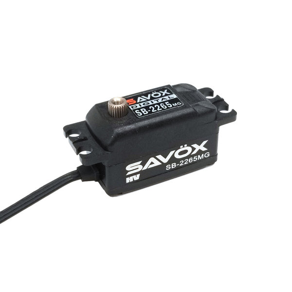 SAVOX Black Edition Low Profile High Voltage Brushless Digital Servo 0.08sec / 166.6oz @ 7.4V