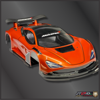 STUPID RC KIT ALUMINUM FOR MCLAREN BODY BLACK