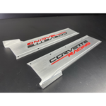 STUPID RC STP1187   SIDE SKIRT WITH BODY LOCK ALUMINUM FOR CORVETTE C8 BODY