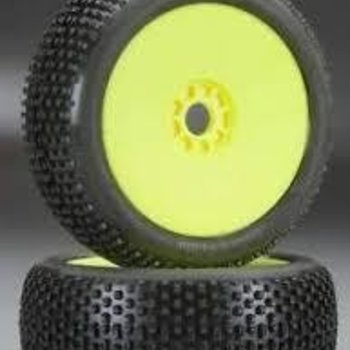 14001SRY 1/8 Buggy I-Beam Soft Evo Whl Premnt Ylw (2)