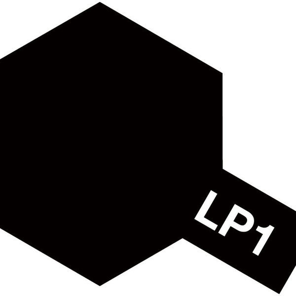 Tamiya Lacquer Paint LP-1 Black 10ml Bottle