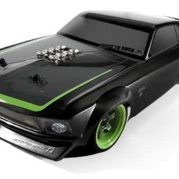 HPI HPI120102   RS4 Sport 3 1969 Mustang RTR-X, 1/10, 4WD, w/2.4GHz Radio System, Battery & Charger The RS4 Sport 3 features a pre-painted 1969 Ford Mustang RTR-X muscle car