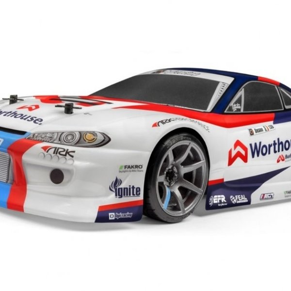 HPI HPI120097  RS4 Sport 3 Drift Team Worthouse James Deane Nissan Silvia S15 RTR - Ready To Run