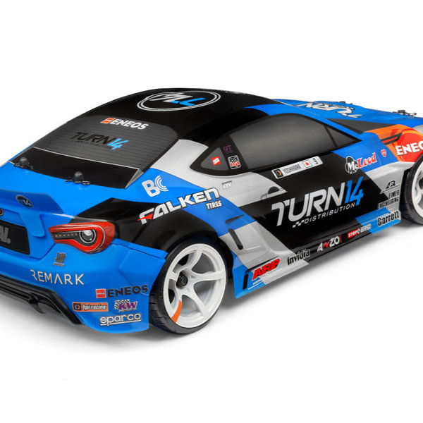 HPI HPI120096  RS4 Sport 3 Drift RTR Dai Yoshihara Subaru BRZ HPI has expanded the RS4 Sport 3 Drift range with the help of Dai Yoshihara and his awesome Turn 14 Distribution Formula D machine!