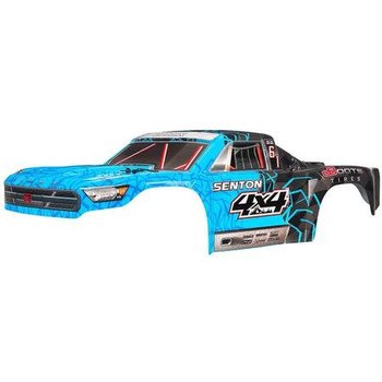 arrma AR402247 Body Pntd Decal Trim Blue Senton 4x4 Mega