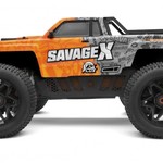 HPI HPI160101  Savage X FLUX V2 1/8th 4WD Brushless Monster Truck Standing backflips with a mere blip of the throttle, tire shredding, terrain destroying power that'll make you run for cover... FLUX fans know where its at, the new Savage X FLUX V2 is rea