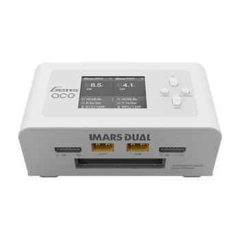 GENSACE GensAce Imars Dual Channel AC200W/DC300W Balance Charger White