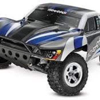 Traxxas 58024-BLUE Slash 1/10 2WD Blue, Xl-5 RTR w/2.4GHz Radio - No Battery or