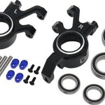 HOT RACING HRAXMX21M01   Hot Racing Aluminum Steering Blocks Over Size Bearing Electric