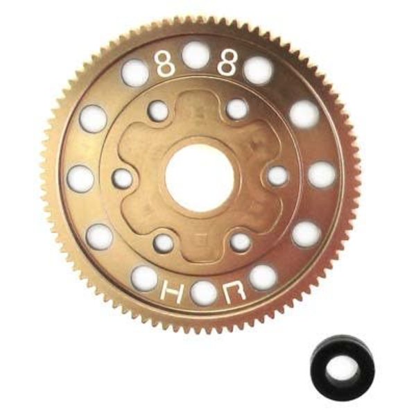 HOT RACING SCP888H Hard Anodized 88T Aluminum Spur Gear