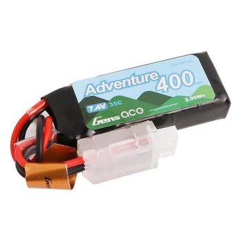 GENSACE 400mAh 2S 7.4V 35C LiPo Battery: Axial SCX24